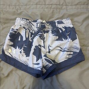 Under Armour Blue and Gray Athletic Shorts